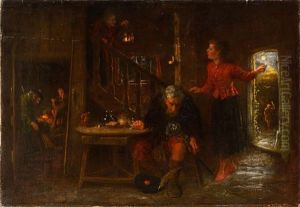 L'aubege by Frederick Daniel Hardy