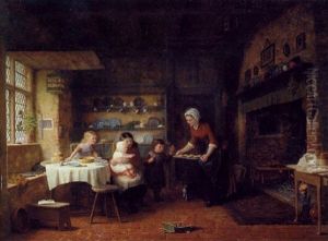 A Festive Treat by Frederick Daniel Hardy