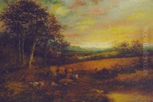 Pastoral Scene Of The English Countryside Pastoral Scene Of The English Countryside