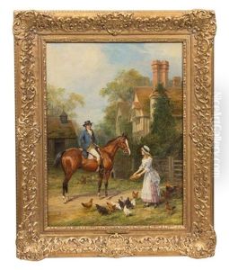 The Squire's Visit, 1903 by Heywood Hardy
