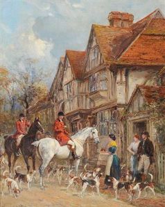 Halt For Refreshments by Heywood Hardy