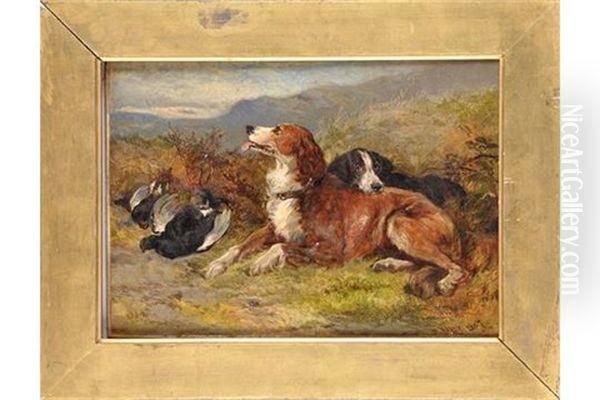 "the Day's Bag" - Retrievers In A Landscape - view 1