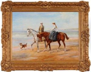 Riders On The Shore by Heywood Hardy