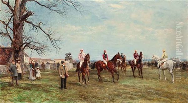 The Start Of The Catterick Steeplechase - view 1