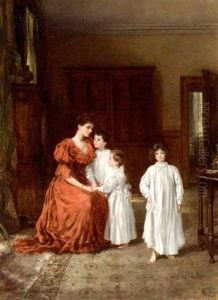 Family Portrait by Heywood Hardy