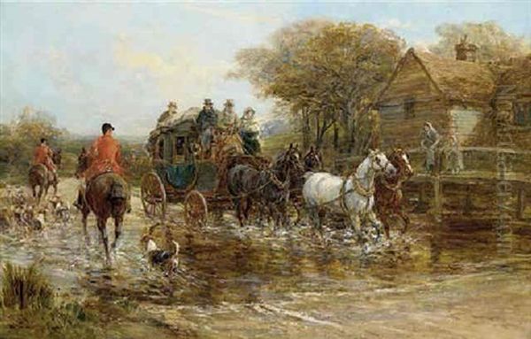 Fording The River - view 1