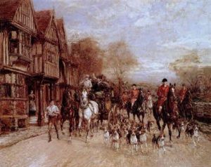 Hounds First, Gentlemen! Hounds First! by Heywood Hardy