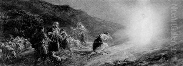 The Angel Appearing To The Shepherds - view 1