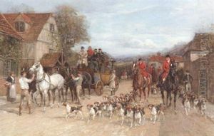 Hounds First by Heywood Hardy