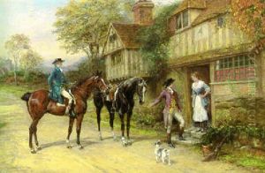 The Morning Call by Heywood Hardy