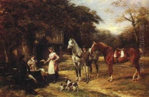 The Travellers Rest by Heywood Hardy
