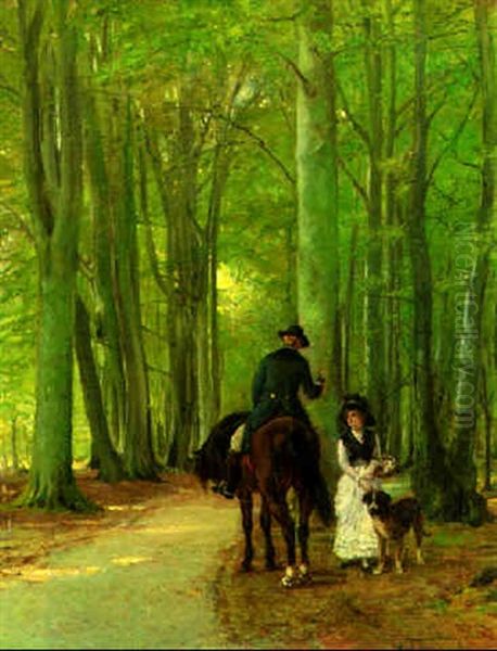 Meeting In The Forest - view 1