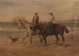 Riders On The Shore by Heywood Hardy