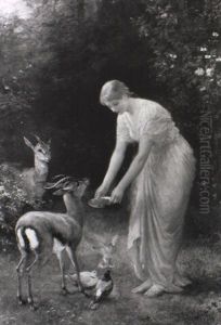 Fanciulla Nel Bosco by Heywood Hardy