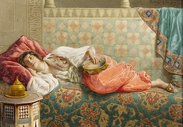 An Oriental Beauty At Rest - view 1