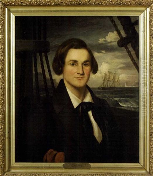 Portrait Of Ship Captain David Wheeler Stilson - view 1