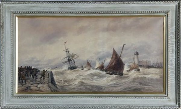 Rough Seas, Dover Harbor - view 1