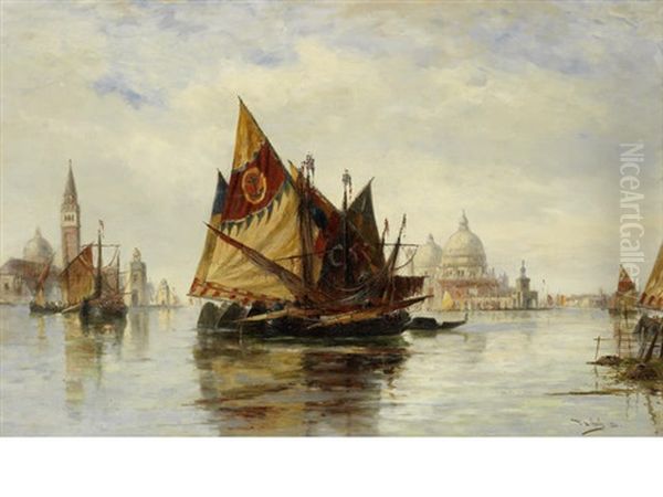 Bragozzo In The Lagoon, Venice - view 1