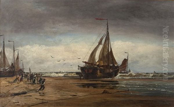 Fishing Boat Coming In - view 1