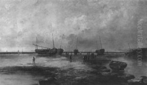 The Coast At Pevensey by Thomas Bush Hardy