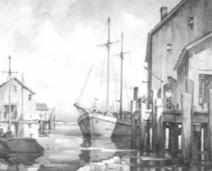 Gloucester Schooner by John Knowles Hare