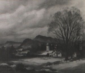 Mid-winter New England by John Knowles Hare