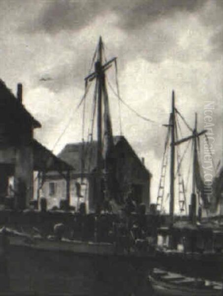 Rockport Harbor Fishing Boats - view 1