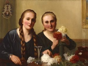 The Princesses Madeleine And Olga Von Dembinska by St. George Hare