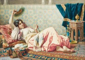 A Reclining Beauty by Francesco Ballesio