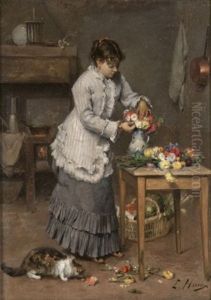 La Composition Du Bouquet by Ernest Hareux