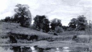 Uferlandschaft Mit Kuehen thumbnail