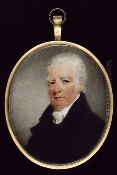 A Gentleman, Wearing Black Coat And White Cravat - view 1
