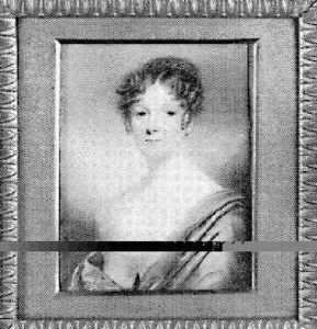 Portrait Of Elizabeth Ashton With Brown Hair In Ringlets