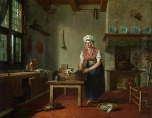 A Kitchen Maid In An Interior