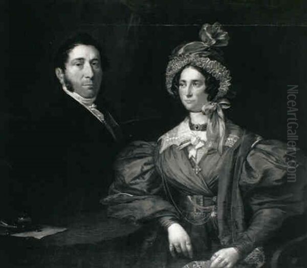 Portrait Of A Lady And Gentleman - view 1