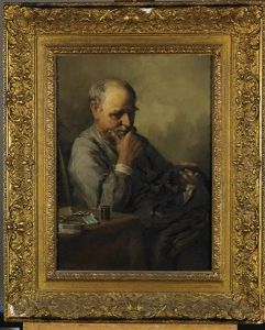 Portrait Of An Elderly Man by Paul Harney Jr.