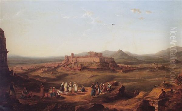 Athens From The Museum Hill - view 1