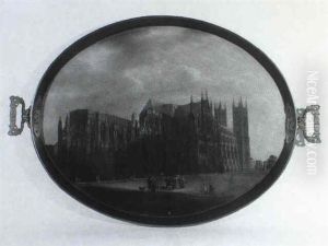 North East View Of Westminster Abbey by Richard Bankes Harraden