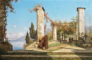 Pergola Im Klostergarten Bei Amalfi