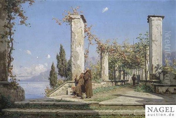 Pergola At A Monastery At Amalfi Coast - view 1