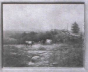 Cows In A Landscape by George Harrington