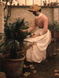 Dead Leaves (in The Greenhouse) by Edwin Harris