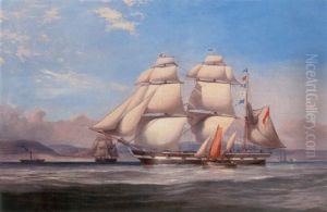 The Barque "william Nicholson" Taking On A Swansea Pilot From The Cutter "charles Bath"