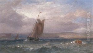 Between Oystermouth Castle And Swansea by James Harris of Swansea