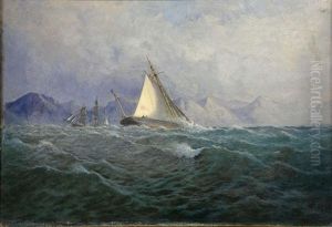 The Yacht Gertrude Entering Gibraltar