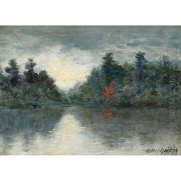 Mirror Lake, Lake Placid Club, Sept - view 1