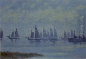 Ships At Sail, Gloucester by Robert Harris