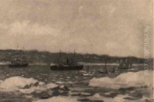 Ships, Gloucester, U.s.a. by Robert Harris