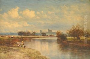 A View Of Windsor From The Thames
