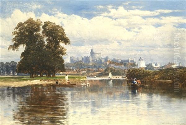 A View Of Windsor From The Thames - view 1